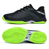 Genuine Leather Badminton Shoes Men's Light Weight Volleyball Sneakers Footwears MartLion   