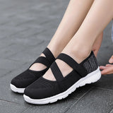 Women Flats Summer Ladies Mesh Flat Shoes Soft Breathable Sneakers Women Casual Zapatos De Mujer MartLion   