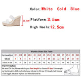 Wedges Shoes For Women Slippers Handmade Straw Rope Weave Thick Bottom Platform High Heels Golden Sandals Mart Lion   