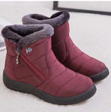 Snow Women Boots Women's Boots Waterproof Women Shoes Zipper Shoes Woman MartLion   