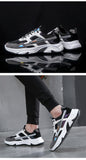  Men's Shoes Breathable Casual Sports Chunky Sneakers Female Gym Training Footwear Couple Mart Lion - Mart Lion