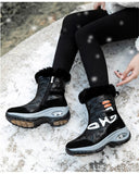 Waterproof Winter Women Boots Warm Plush Snow Outdoor Non-slip Winter Sneakers Platform Ankle Boots