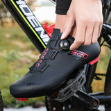 Cycling Shoes Men's Road Biking Athletic Bicycle Self-Locking Road Riding Swivel Buckles Sneakers Mart Lion   