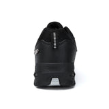 Winter Men Leather Casual Shoes Women Warm Fur Sneakers Lace Up Adult Footwear Plush Summer Walking Footwear Black Sole