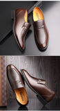 Increased 6 cm Men's Formal Shoes Hidden Heel Wedding Oxfords Heighten Tall Dress Leather Footwear MartLion   