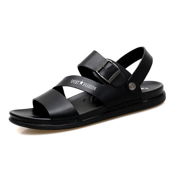  Men's Sandals Korean Casual Slippers Breathable Summer Beach Shoes MartLion - Mart Lion