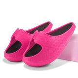 Women Leg Slimming Sports Swing Shoes Rocking Lose Weight Slippers  Fitness Body  Summer MartLion Pink Foot 25.5CM 