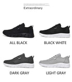 Mesh Men's Shoes Lac-up Casual Sneakers Breathable Lightweight Footwear Sport Trainers Zapatillas Hombre Mart Lion   