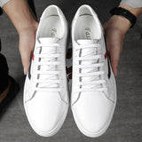 Genuine Leather Shoes Men's Luxury Sneakers Casual Driving Lace Up Footwear Mart Lion   