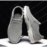 Autumn Men's Canvas Shoes Breathable Casual Loafers Light Outdoor Sneakers Vulcanized