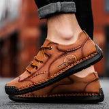 Men's Casual Shoes PU Leather Men's Moccasins Loafers Outdoor Driving Non-slip Sneakers Zapatillas Hombre MartLion   
