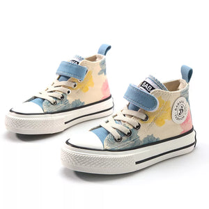 Kids shoes for girl children canvas shoes casual boy sneaker zapatillas little girl White High buty tenis infantil MartLion   