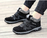 Winter Women's Snow Boots Leather Women Warm Thick Plush Snow Boots Waterproof Female Wedge Suede Non-Slip Lady Shoes MartLion   