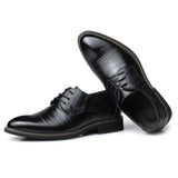 Men Oxfords Shoes British Black Blue Shoes Formal Men MartLion   