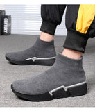  Cotton Shoes Winter Walking Knitting Casual Sneakers Non-slip Wear-resistant Soft Sole Snow Boots Mart Lion - Mart Lion