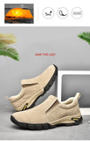 Men's Leather Casual Shoes Loafers Genuine Leather Sneakers Outdoor Walking Sneakers Mart Lion   