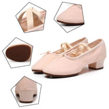 Ballet Dance Shoes for Woman Girls Ladies Practise Latin Dance Shoes Ballroom Modern Tango Jazz Dancing Shoes Salsa Hipposeus MartLion   