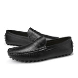 Formal Handmade Cowhide Men's Genuine Leather Shoes Loafers Dress Driving MartLion   