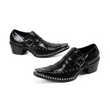 Spring White Snake Skin Slip On Men's Dress Shoes Genuine Leather Party Wedding Flats Formal Loafer MartLion   