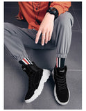  Autumn Winter Orange High Top Shoes Men's Sneakers Couple Hip Hop Keep Warm Chunky MartLion - Mart Lion