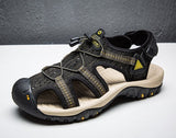 Summer Men's Sandals Design Breathable mesh Casual Beach Shoes Soft Bottom Outdoor Mart Lion   