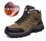 Winter Men's Ankle Boots Classic Outdoor Athletic Sneakers Shoes Women Female Warm Cotton Snow Mart Lion 998Fur brown 36 China