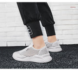  Men's Casual Breathable Mesh Sports Shoes Non Slip Hollow Walking Light Summer Mart Lion - Mart Lion
