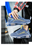 Mesh Men's Running Shoes Shock Absorption Cushioning Sports Outdoor Sneakers Walking Gym Mart Lion   