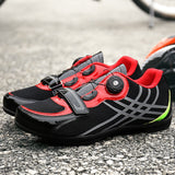 Couple Cycling Shoes Men's Road Bicycle Women Outdoor Sneakers Breathable Self-locking Unlocking Bike Mart Lion   