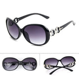 Luxury Black Sunglasses Women Designer Full Star Mirror Retro Square Ladies Shades MartLion   