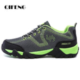 Summer Men's Casual Shoes Outdoor Mesh Sneakers Women Non-slip Running Sport Lace Up Trekking Hiking Footwear Camping Spring Mart Lion   