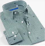 Smart Five Men Dress Shirts cotton Long Sleeve Regular Slim Fit Formal Shirts Male MartLion   