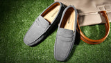 Men's Leather Loafers Casual Shoes Moccasins Slip On Flats Driving Mart Lion   