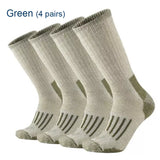 80% Merino Wool Socks Men's Women Thicken Warm Hiking Cushion Crew Socks Merino Wool Sports Socks Moisture Wicking MartLion   