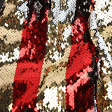 Stylish Vertical Striped Sequin Blazer Jacket Men's Shawl Lapel One Button Glitter Blazers Wedding Party Dinner Homme MartLion   