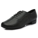 Men's Dance Shoes For Boys Ballroom Latin Modern Tango Jazz Salsa MartLion Black B 40 (25cm) CHINA