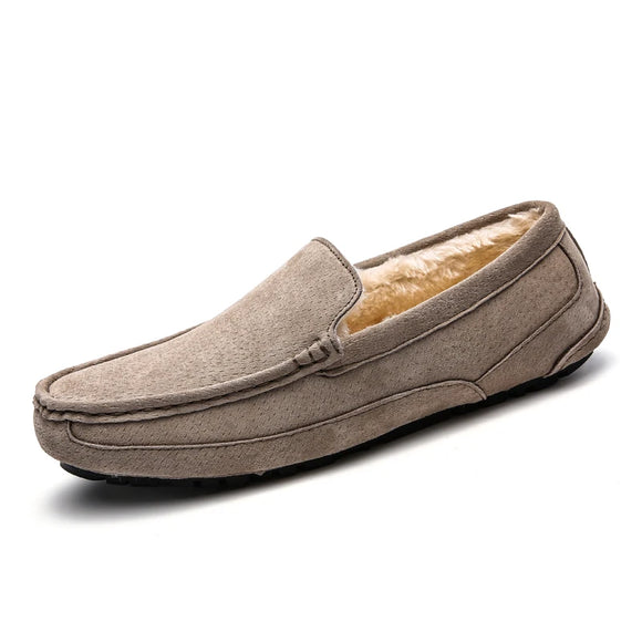  Winter Men's Loafers Casual Shoes Moccasins Breathable Slip On Lazy Warm Driving MartLion - Mart Lion