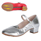 Ballet Dance Shoes for Woman Girls Ladies Latin Ballroom Modern Tango Jazz Salsa MartLion Silver 3 37(23.5cm) CHINA