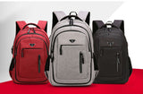 Large Capacity Men's Backpack Laptop 15.6 Oxford Solid Multifunctional School Bags Travel Schoolbag Back Pack Bags Mart Lion   