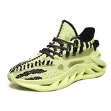 Off-Bound Men's Casual Sneakers Luminous Running Sport Shoes Chunky Lightweight Breathable Platform Walking Mart Lion Yellow 11 