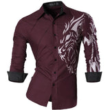 Spring Autumn Features Shirts Men's Casual Shirt Long Sleeve Casual Shirts MartLion   