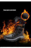 Winter Waterproof Women Men's Boots Snow Warm Non-slip Combat Women's Military Battle Mart Lion   