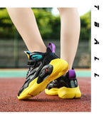  Kids Cool sport casual Shoes Summer Autumn Chunky Sneakers Winter Boys Girls Big Kids Black Mart Lion - Mart Lion
