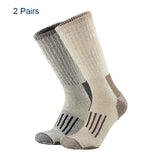 80% Merino Wool Socks Men's Women Thicken Warm Hiking Cushion Crew Socks Merino Wool Sports Socks Moisture Wicking MartLion Pack D(2 Pairs ) Euro M(36-40) 