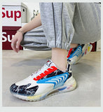 Harajuku Soft Leisure Mesh Men's Outdoor Walking Shoes Sport Sneaker Casual Training Zapatillas Mart Lion   