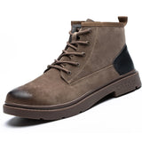 Genuine Leather Work Safety Boots Work Winter Shoes Men's Work Steel Toe Safety Industrial MartLion 626-Camel 38 