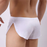 Male Panties Underwear Boxers Breathable Men Boxer  Side Split Underpants Shorts Sleepwear MartLion   