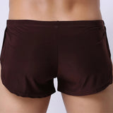 Male Panties Underwear Boxers Breathable Men Boxer  Side Split Underpants Shorts Sleepwear MartLion   