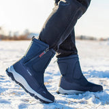 Men's Winter Boots Winter Shoes Snow waterproof non-slip thick fur warm unisex Women Winter degrees MartLion   