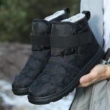Winter Ankle Waterproof Lightweight Snow Boots Men's Plush Warm Shoes Botines Hombre MartLion   